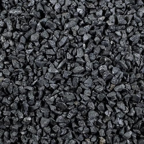 Sassi ciottoli colorati Nero Ebano 8-12 mm 10 Kg decorazione giardino pietre colorate Vivaio di Castelletto