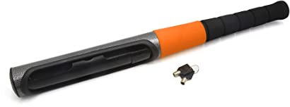 Ruilogod Baseballschläger-Form-Auto-LKW-Lenkrad-Antidiebstahl-Sicherheitssystem Lock-orange