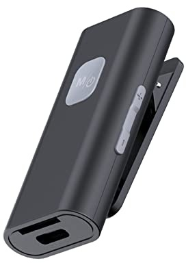 Upgraded Bluetooth 5.0 Music Receiver, 3.5Mm Aux Wireless Audio Adapter with 20H Battery Life Support TF Card Playback for Car Home Stereo Headphones PC TV