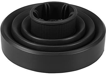 Folding Hair Dryer for Salon, Hair Blower Diffuser, Styling Cover, Hairdressing Tool, Universal Curly Hair Diffuser (Black)