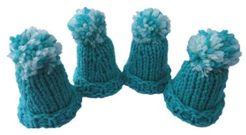 Tischdekoration - 4 Eierwärmer - Mützen Farbe - Nr. X013