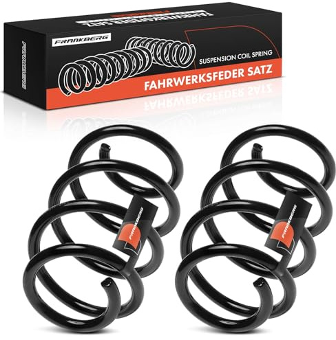 Frankberg 2x Muelles de Suspensión Eje delantero Compatible con TT 8J3 2008-2014 Replace# 8J0411105BA