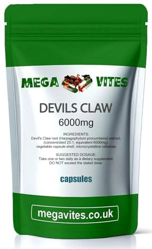 Devils Claw Capsules 6000mg x 30 - MEGAVITES AMINOLAB