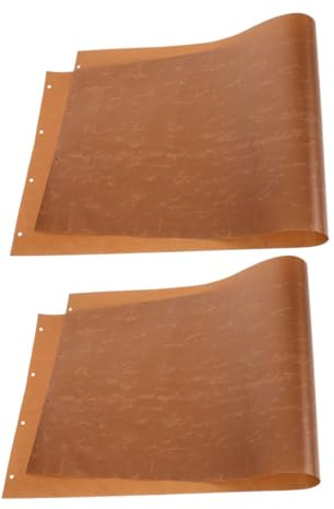 DIYEAH 2 Pezzi Tessuto Resistente al Calore per Pala Pizza Tappetino Antiaderente Riutilizzabile per Forno e Panno Scivolante per Trasferimento Facile e Sicuro Compatibile con Buccia