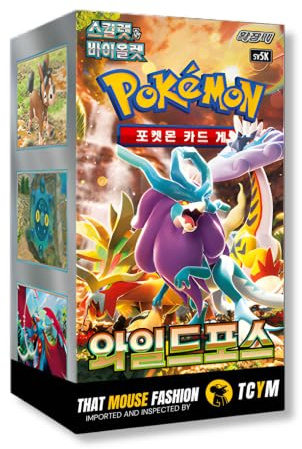 That Mouse Fashion Temporal Forces Wild Force Korean Booster Box | TCYM Authenticated | Korean Pokemon Cards | Pokemon Temporal Forces 30 Packs