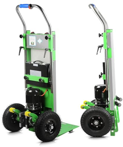 Elektrischer Treppensteiger, 1200 W Elektrisch Sackkarre Treppensteiger, Bürstenloser Motor, 400 Kg Tragkraft – Kann Treppen Und Abstiege BewäLtigen,001