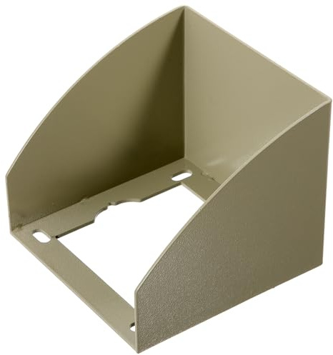 PRETYZOOM Funda Protectora de Enchufe de Hierro para Pared, Caja de Salida Exterior Resistente Lluvia, Protección para Enchufe de Jardín y Conector Eléctrico Estanco, Uso en Exteriores