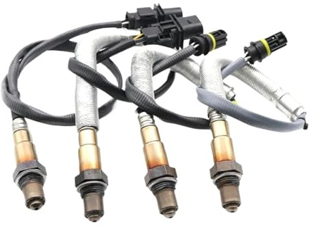 Lambdasonde für BMW 1er, 3er, 120i, 320i E90 und X1 E84 (Teilenummer: 11787570481, 11787545243, 11787535269, 11787570104) – 4 Stück (vor und nach dem Katalysator).