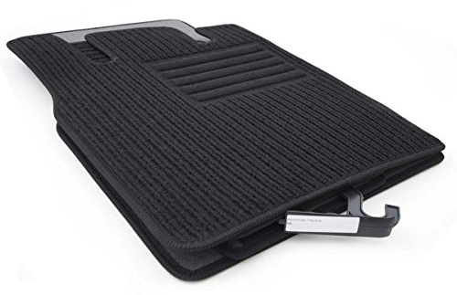kh Teile Rips Fußmatten CLK W208 Premium Ripsmatten Rips Autoteppich Original Qualität 4-teilig Schwarz