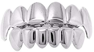 NUOBESTY Hip Hop Teeth Grills für Mouth Top Bottom