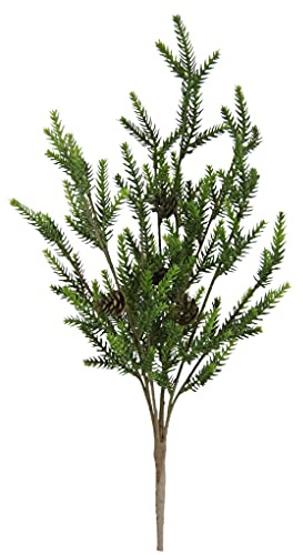 Künstlicher Tannenzweig Zweig Dekozweig Koniferen Weihnachten Dekoration Weihnachtsdekoration Floristik Weihnachtsdeko Ast Äste für Vase Floristik Kunstzweig für Girlande Kranz Gestecke Tannenbusch