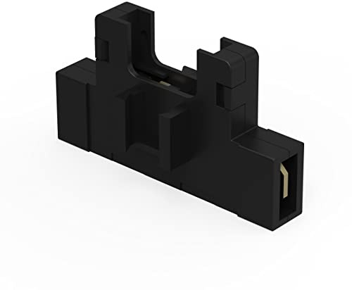 AUPROTEC Sicherungshalter mit Flachstecker seitlich für Standard ATO Sicherungen 2 horizontale Anschlüsse bis 30A
