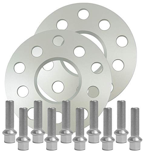 SilverLine Spurverbreiterung 10mm (5mm Rad) mit Schrauben silber 5x112 66,6mm - 10213E-19_M1415KU334