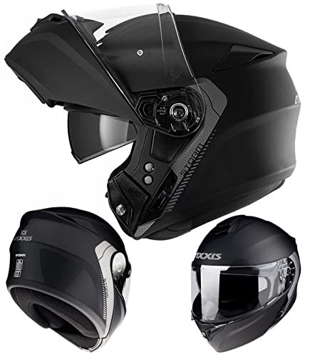 AXXIS Storm Flip Up Helm, Klapphelm (M)