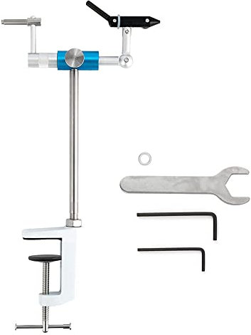 Fxndknjks Rotaries Étau de de mouche Étau de mouche Outil de liaison de mouche Rotation Ultra Léger Outils de de mouche Étau de de pince en C