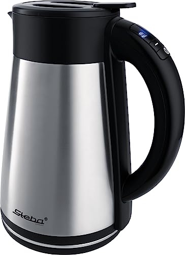 Steba Bollitore elettrico con caraffa termica e regolazione della temperatura, 1,5 l, 2200 Watt, WK 31 THERMO