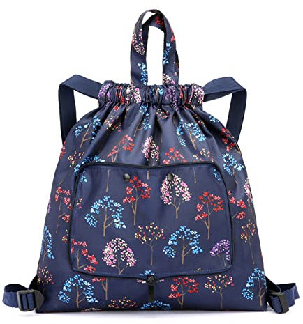 AVZYARDY Basketball-Yoga-Taschen, faltbarer Rucksack mit Kordelzug, Nylon, wasserdicht, große Kapazität, leicht, for Workout, Laufen