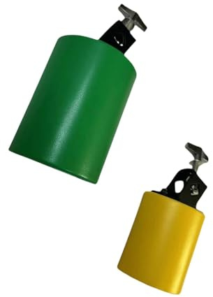 Luwecf 2 Stück Handpercussion Kuhglocke Jubelglocken Kuhglocken Geräuschmacher für Hochzeit