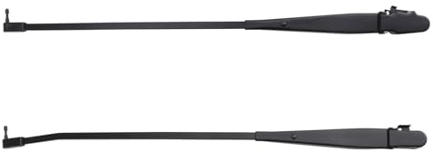 TRQ Windshield Wiper Arm Silver Compatible with 1978-1987 Buick Regal Chevrolet El Camino 1978-1988 Monte Carlo 1978-1981 Oldsmobile Cutlass 1980-1988 Cutlass Cruiser Cutlass Salon Pontiac Grand Prix