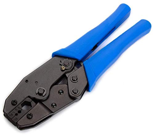 MYRDBT Crimpadora Terminales, Alicates de crimpado, terminales de Cable coaxial, trinquete de bajo Esfuerzo