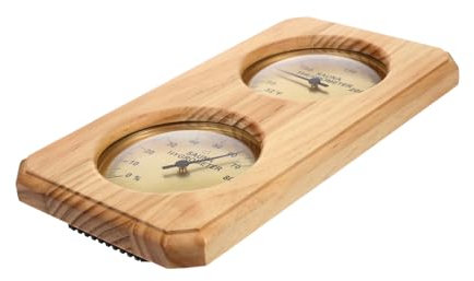 VALICLUD Thermohygrometer for Sauna Indoor Temperature Humidity Monitor Easy to Use