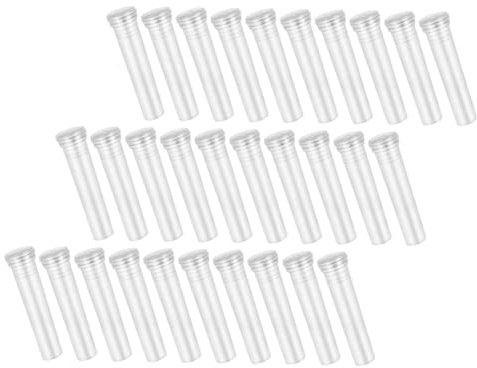 Luxshiny 100pezzi Tubi Trasparenti Per Piante Da Interno Vasi Idroponici Da Scrivania Per Composizioni Floreali e Accessori Per Terrari Domestici