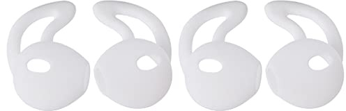4 tapones para los oídos lavables anticaídas para auriculares, funda protectora de silicona a prueba de golpes