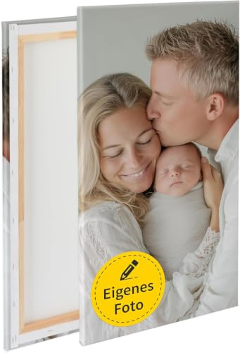 Foto auf Keilrahmen 30x50cm - personalisierte Leinwand - Fotogeschenk | Foto auf Keilrahmen personalisierbar, 30x50cm, Motiv 30B x 50H cm, Keilrahmen