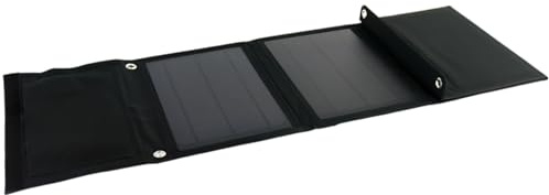 Panel solar de 28 W, cargador portátil plegable, placa fotovoltaica de silicona monocristalina, cargador de teléfono y tablet, camping, senderismo, viajes al aire libre