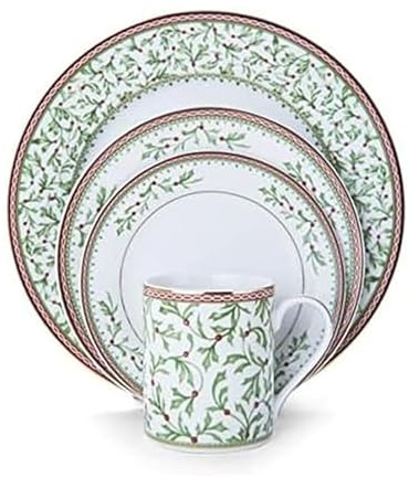 Mikasa Holiday Traditions Dinnerware Set with Mugs (16 Piece)