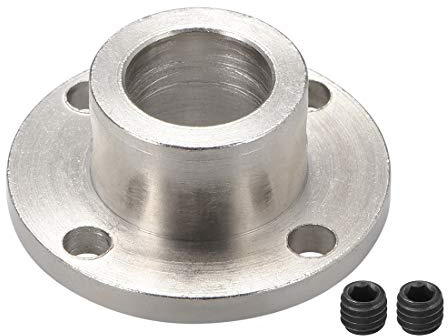 sourcing map 12mm Inner Dia H13*D18 Rigid Flange Coupling Motor Guide Shaft Coupler Motor Connector for DIY Parts