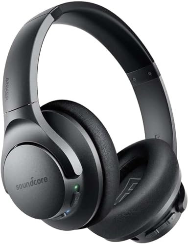 Soundcore Life Q20 Bluetooth and Wireless Over-Ear Headphones for Travel, Work (Renewed)