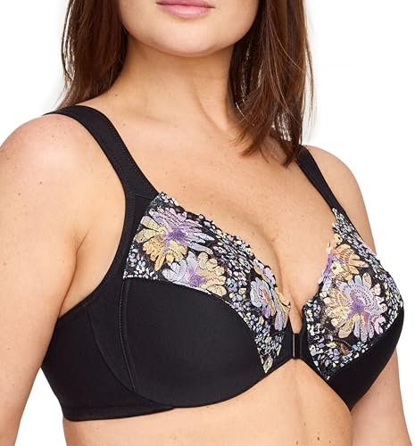 Glamorise Wonderwire #1245 Damen-Bügel BH in Übergröße mit Vorderverschluss