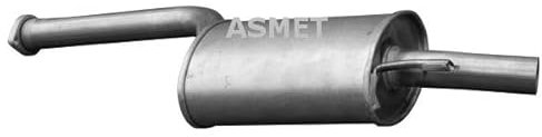 ASMET 01.023 Silenciador intermedio Silenciador Intermedio Silencioso intermedio Silenciador central
