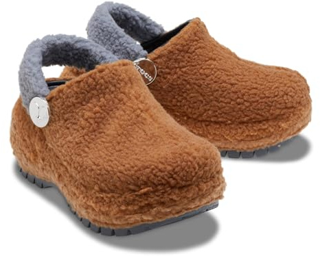 Crocs Lil NAS X Mega Crush - Zuecos de Plataforma para Mujer, Negro/Marrón, 7 Women/5 Men