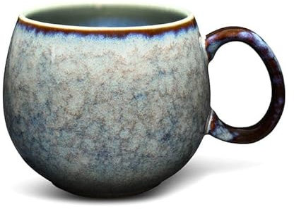 Teeladen Herzberg Maoci Tasse Jumbo 0,5 l Porcelaine Nuages avec dégradé de couleur, 64173