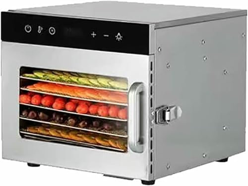400W Food Dehydrator, Food Dryer with Temperature Control, 24 Hour Timer, 6 10 Layers Stainless Steel Tray, Fruit, Mushroom Dehydrator, Food Dryer,8Th Floor