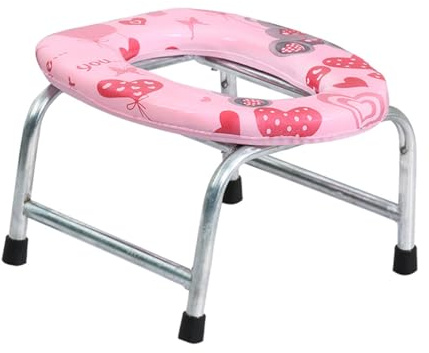 Praktische Babytoilette Tragbar mit Cartoon Design für Kinder | Pu mit Zinkbeschichtung, Robuste Ausführung mit Hoher Traglast, für Haushalt und Unterwegs Zufällige Farbe