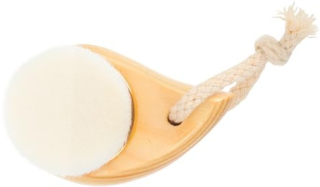 VICASKY Holz gesichtsbürste mit Ergonomischem Griff Sanfte Peelingbürste zur Gesichtsreinigung und Massage Natürliche Holzfasern für Tägliche Anwendung und Effektive Porenreinigung