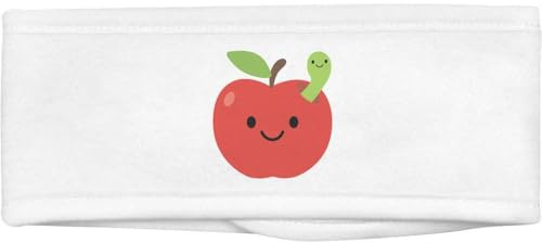 Azeeda 'Happy Apple with a Worm' Beauty Headband (HB00047150)