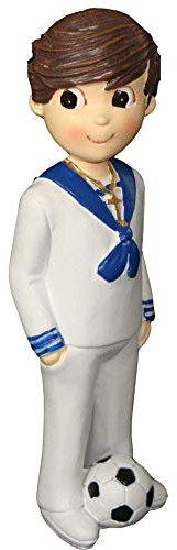 Figura Tarta Pastel Fútbol 1ª Comunión Niño - Figuras de Pastel para Comuniones Niños