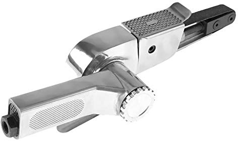 Luft Bandschleifer, 16000rpm Pneumatische Bandschleifmaschine, 1/4 Air Belt Sander zum Schleifen von Schweißteilen 10 x 330mm / 20 x 520mm(20x520mm)