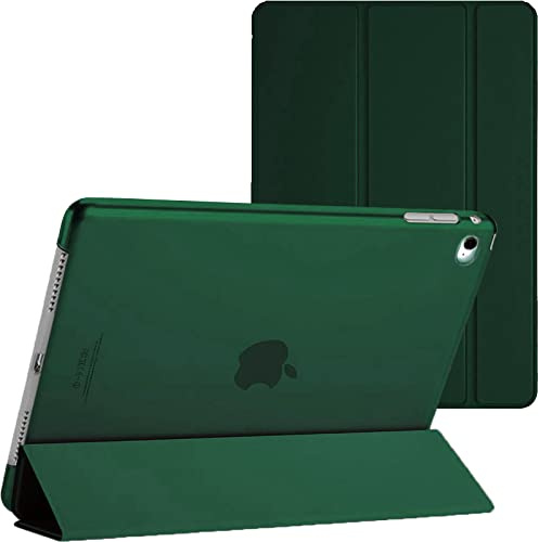 Schutzhülle für Apple iPad Air 2 / 2. Generation A1566 / A1567, mit Standfunktion, magnetisch, mit automatischer magnetischer Wake-/Sleep-Funktion, Smaragdgrün