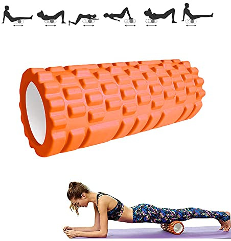 MAGIC SELECT Rodillo Masaje Muscular. Fitness Rodillo de Espuma. Eva Foam Roller. Aliviar el Dolor, Entrenar los músculos, Masaje de Espalda, Piernas. 33x14cm