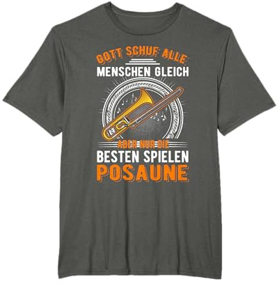 Posaune Gott Posaunist T-Shirt
