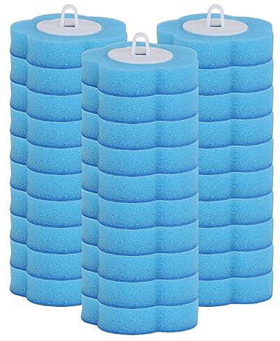 30 Pcs Toilet Wand Replacement Heads, Disposable Toilet Brush Heads, Toilet Wand Disposable Refill Heads, Disposable Replacement Head