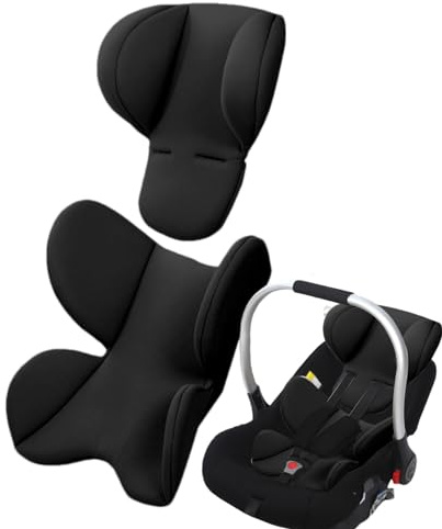 New Born Car Seat Support, Body Support Headrest, Soft Stroller Cushion Pads, Head Neck Seat Insert Pad, Baby Car Seat Cushion, Head and Body Support Pillow for Kids and New Born