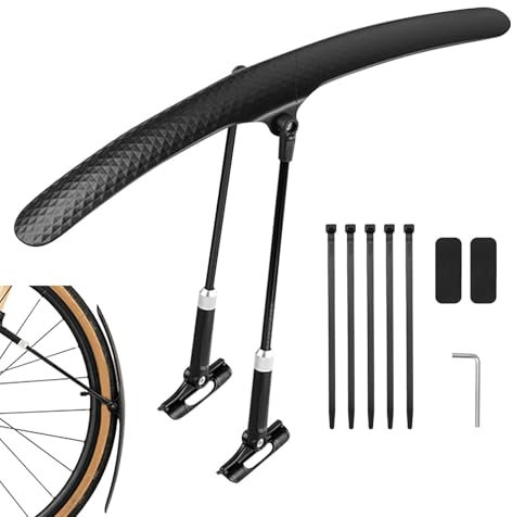 Zetqhuu Fahrrad-Heckfender, Schnelle Demontage Fahrrad Schutzblech Für Vorne Und Hinten, Fahrrad-Hinterradschutz Für Mountainbike, Rennrad, Fahrrad
