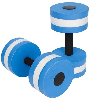 2 Pezzi Manubri per Acquagym Piscina, Manubri in Schiuma ad Alta Densità per Acquagym, Manubri per Esercizi Acquatici Acqua Fitness, Bilancieri ad Acqua Manubrio Acquatico, Manubrio d'acqua