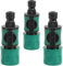Wzzy Gurden 3 Pezzo Raccordo Tubo da Giardino con valvola di Regolazione per connettori a innesto da 1/2”, Rubinetto di Chiusura Acqua Kit di irrigazione, per Irrigazione e Giardino